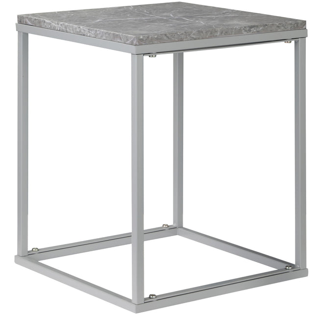 Outdoor Indoor Metal Stand Garden Coffee Table, 40x40x50 cm