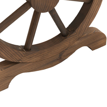 Garden table, solid wood, weatherproof, 113x60x65 cm