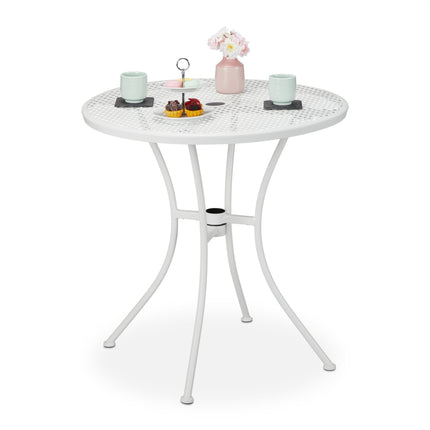 Garden Table with Umbrella Hole