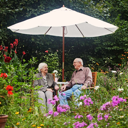 Garden Table with Umbrella Hole