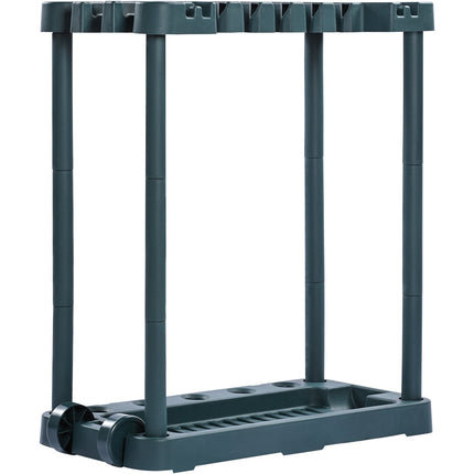 Garden Tool Organizer, 10-Slot PP Tower Rack for Garage