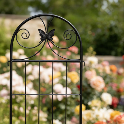 Garden Trellis Set of 4, Powder-Coated Metal Climber