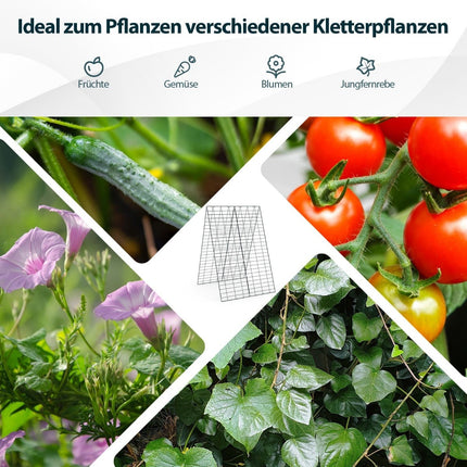 Garden Trellis Support for Climbing Plants, 122x86 cm