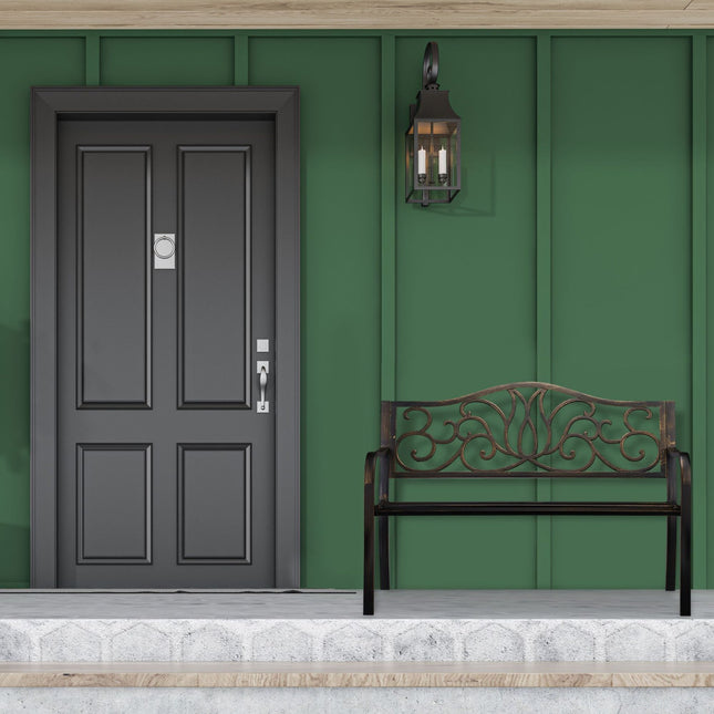 Garden bench in antique style