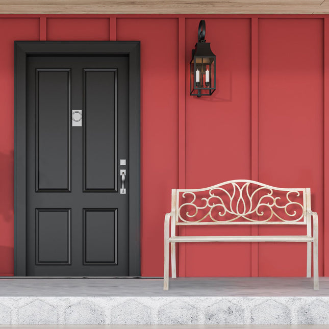 Garden bench in antique style