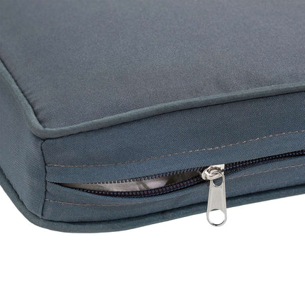 Garden bench with seat cover
