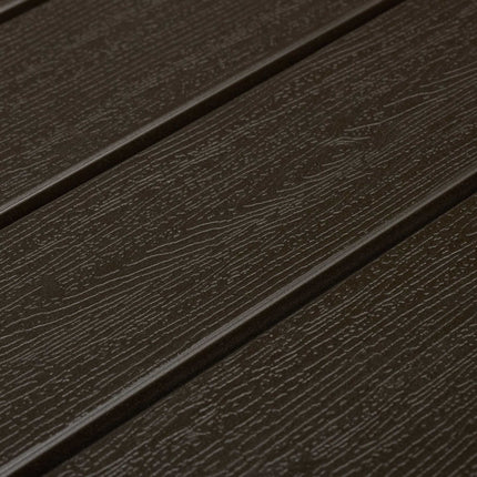 Garden bench with seat cushion