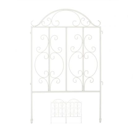 Garden fence with 3 panels