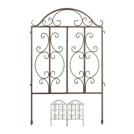 Garden fence with 3 panels