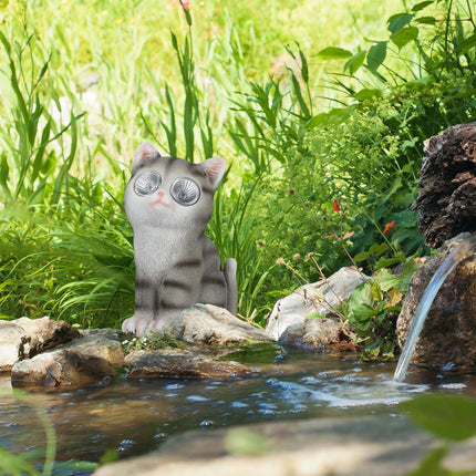 Garden figure Cat with sunglasses