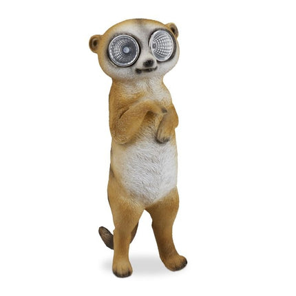 Garden figure Meerkat with sun eyes