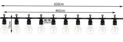 Garden garland 5m 24V IP44