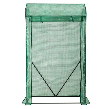 Garden greenhouse 100 x 50 x 170 cm Walk-in garden greenhouse Green