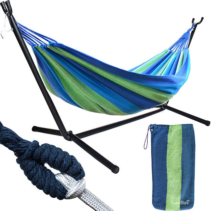 Garden hammock 200x150 cm with a frame