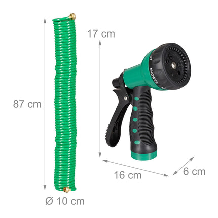 Garden hose with spray gun 20 m