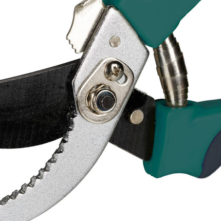 Garden scissors Bypass in black-green