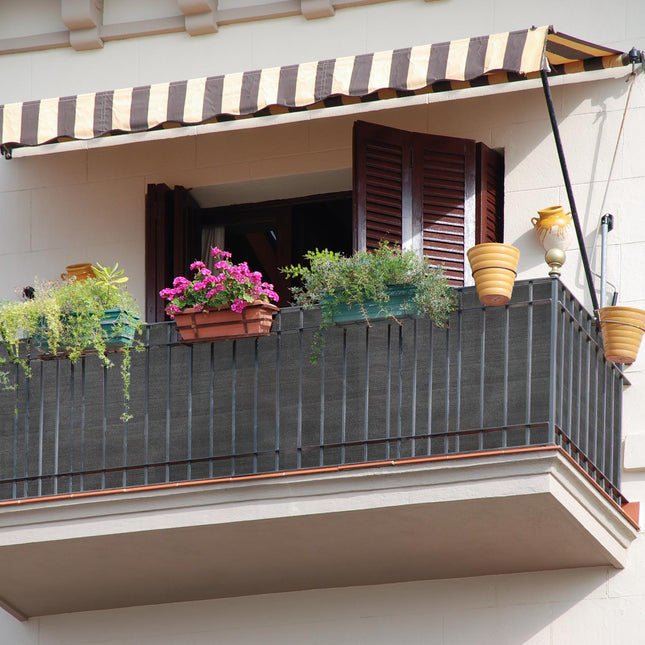 Garden screen in anthracite 1.5 m high