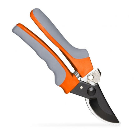 Garden shears Bypass in grey-orange