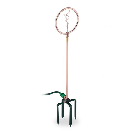 Garden sprinklers with spiral