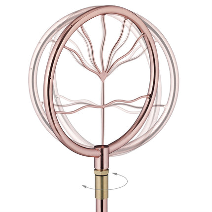 Garden sprinklers with spiral