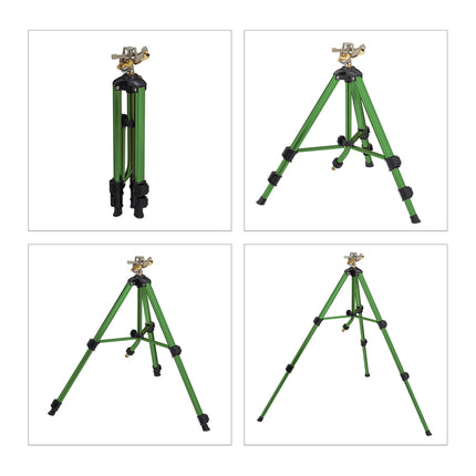 Garden sprinkler with adjustable stand