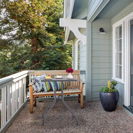 Garden table in gray wood look