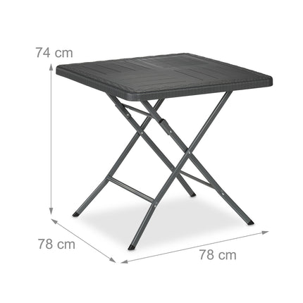 Garden table in wooden look
