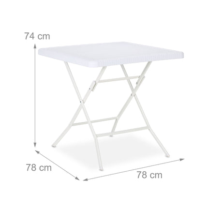 Garden table in wooden look