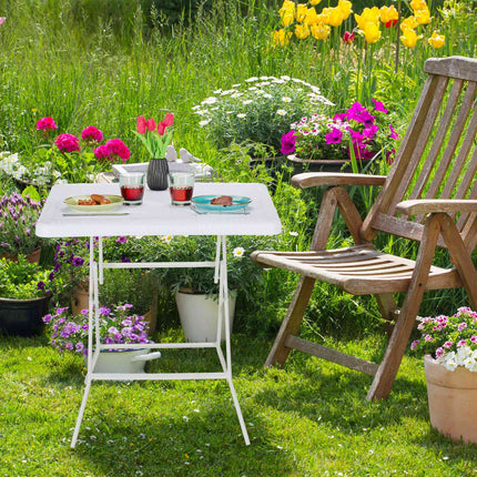 Garden table in wooden look