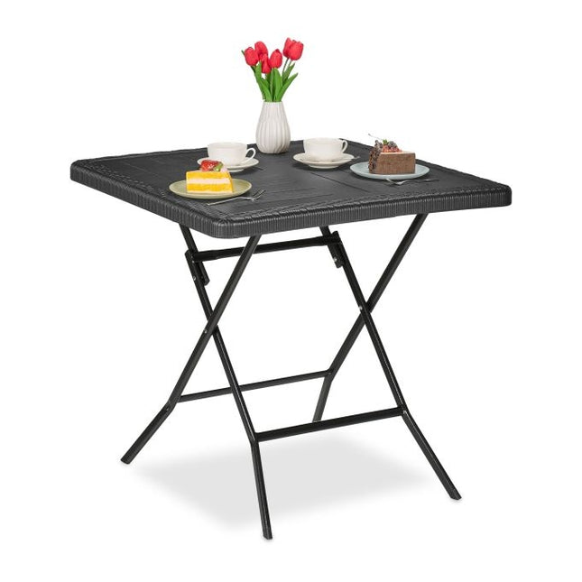 Garden table in wooden look