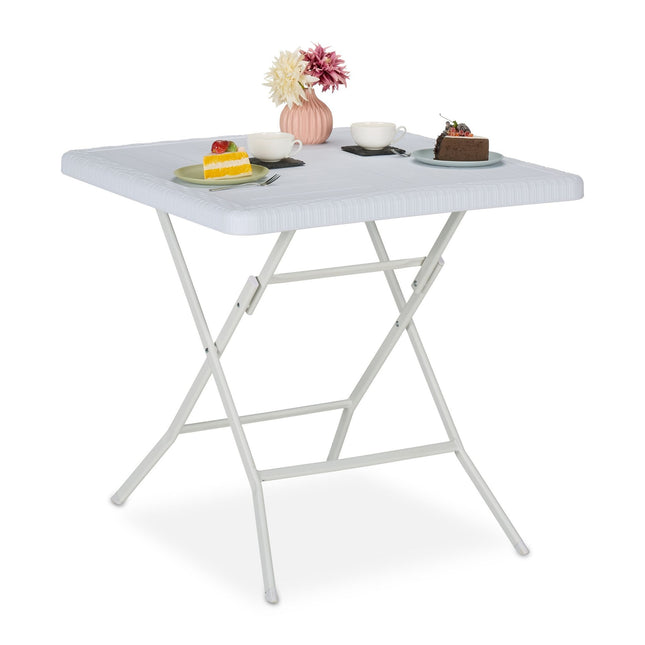 Garden table in wooden look
