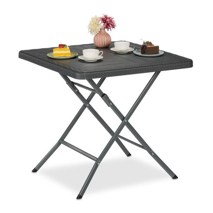 Garden table in wooden look