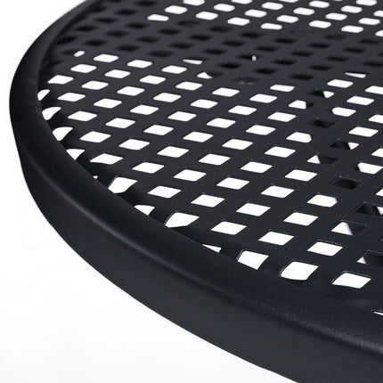 Garden table with hole for parasol