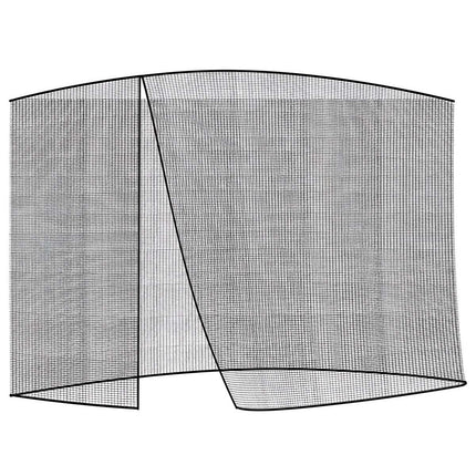 Garden umbrella mosquito net 3m - black