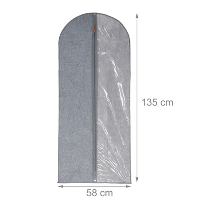 Garment Bags Set, 135x58 cm, Suit & Jacket Protection