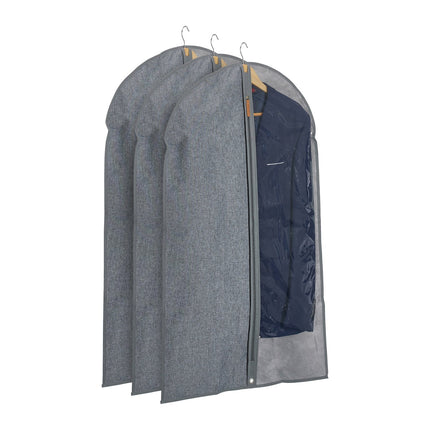 Garment Bags Set, 3-Pack, 99x58 cm, Suit & Jacket Covers