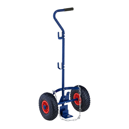 Gas Cylinder Trolley with Handle & Safety Chain