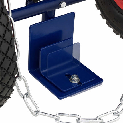 Gas Cylinder Trolley with Handle & Safety Chain