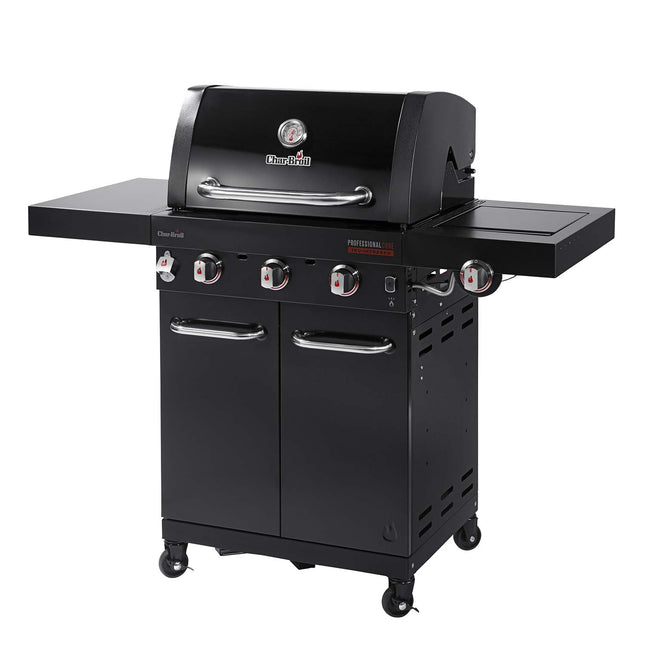 Gas Grill with TRU-Infrared, 3 Burners, Cast Iron Grates