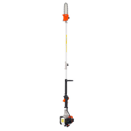 Gas Pole Saw, 25cc 2-Stroke, 8-Inch Bar, 2–2.74m