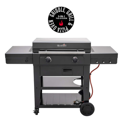 Gas-Powered Griddle with 3-in-1 System, 70x50 cm Cooking Area