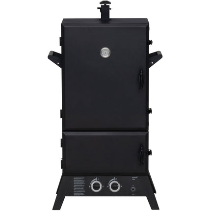 Gas Smoker with Large Smoking Area, 6 Racks, Steel