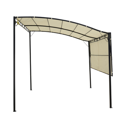 Garden gazebo with UV protection, steel & polyester 3x2.5m
