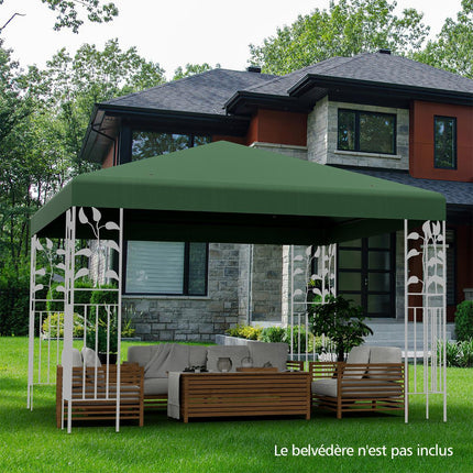 Gazebo Replacement Canopy 300x300 cm, Waterproof Polyester