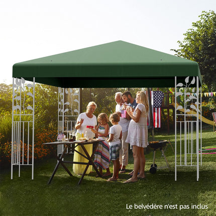 Gazebo Replacement Canopy 300x300 cm, Waterproof Polyester