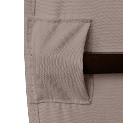 Gazebo roof cover, sun protection, beige polyester, 3x3 M
