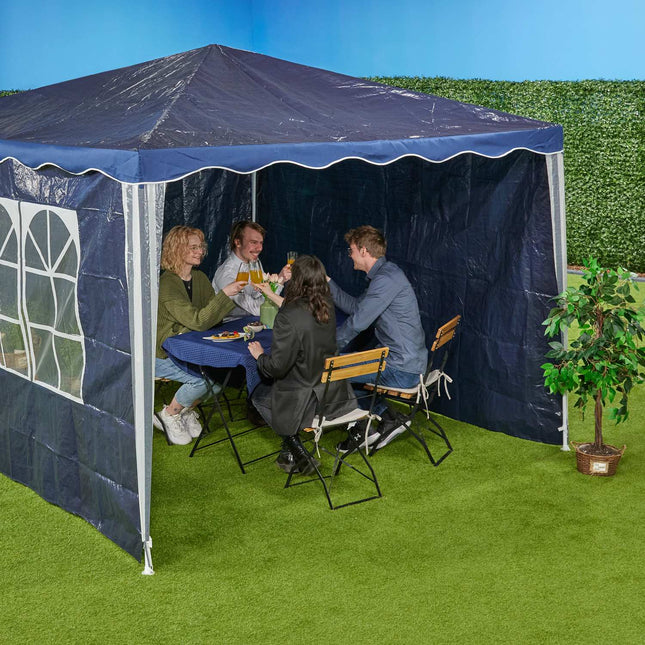 Gazebo Side Panels Set, Weatherproof PE Fabric