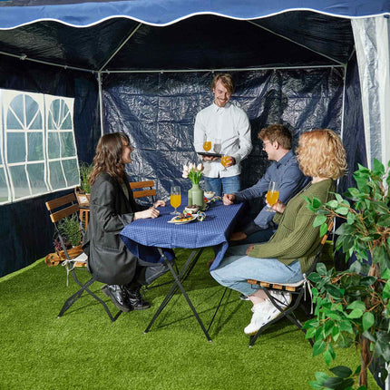 Gazebo Side Panels Set, Weatherproof PE Fabric