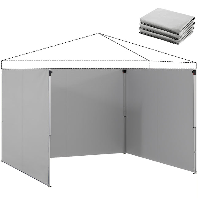 Gazebo Side Walls Set, 3x3m, UPF 50+ Oxford Fabric