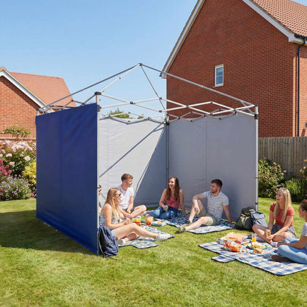 Gazebo Sidewalls Set, 3x3m, UPF 50+ Oxford Fabric